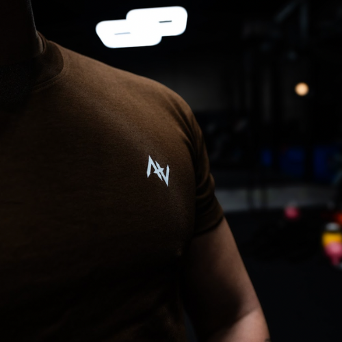 Brown Sports T-shirt